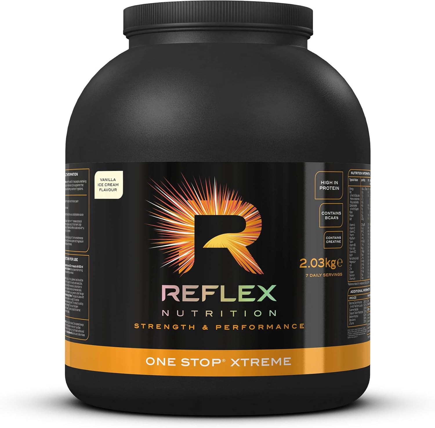 Buy Reflex Nutrition One Stop Xtreme |Serious Mass Protein Powder | 55g - View #7