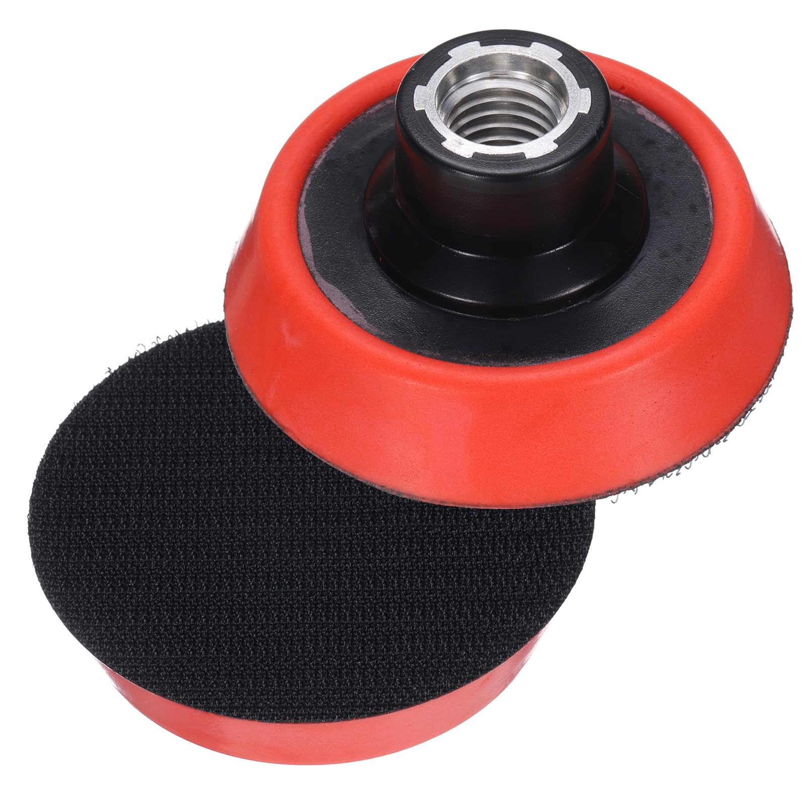 Produktbild von QUARKZMAN 5 Klett-Schleifteller 75 Mm (3″) – Max. 15000 U/min, 5/16″-24 Gewinde, Polyurethan, Für Winkelschleifer & Polierarbeiten, Farbe Gelb/Schwarz