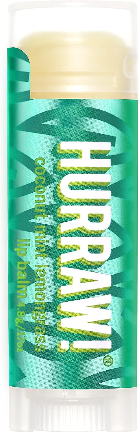Hurraw Pitta Lip Balm/Hindistan Cevizi - Limon Otu - Nane