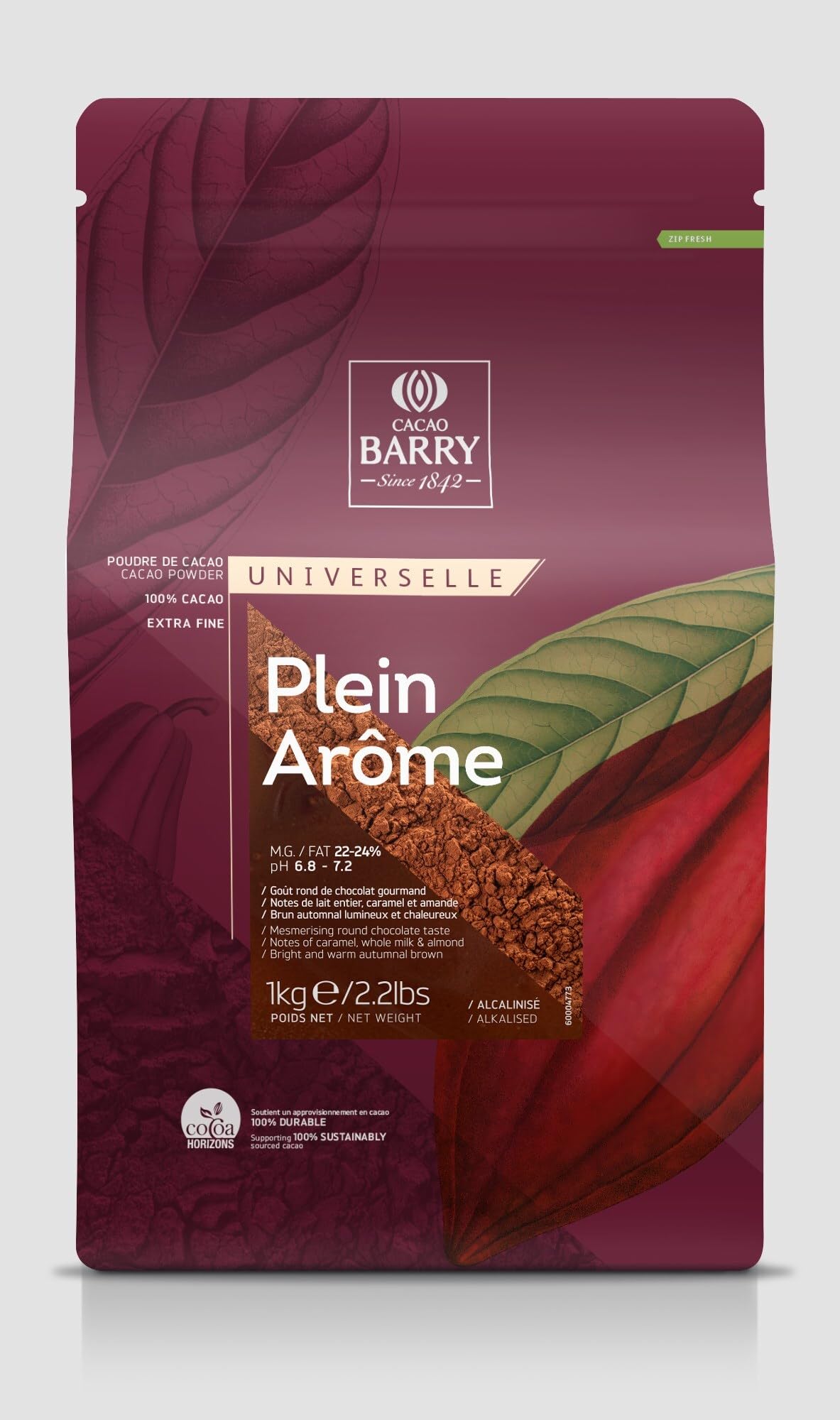 CALLEBAUT Cocoa powder 6 x 1 kg