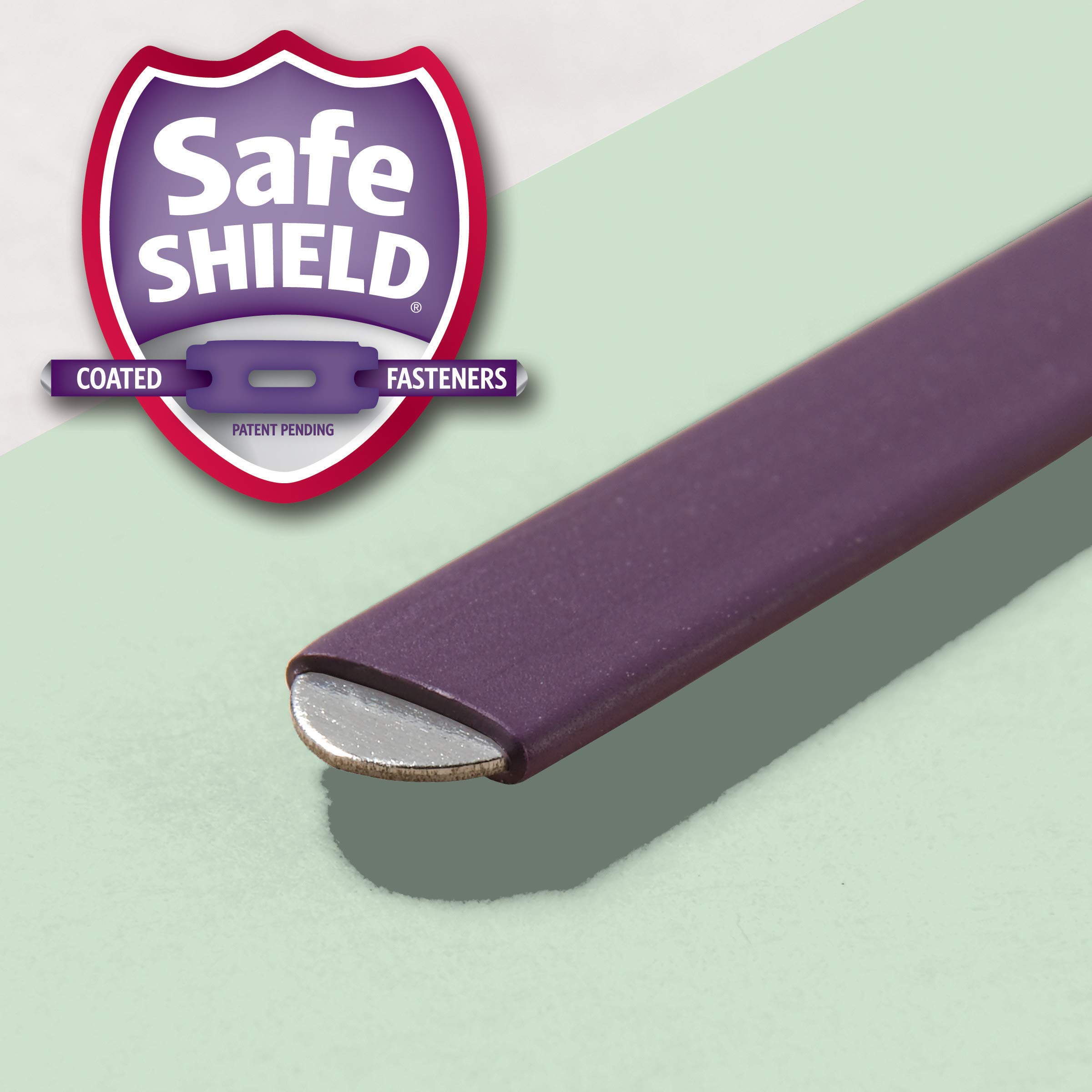 Smead Cartella portadocumenti con chiusure SafeSHIELD, 3 divisori, espansione 7,6 cm, formato lettera, grigio/verde, 10 per scatola (14091)