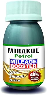 Mirakul Petrol Mileage Booster for Upto 40% Improved Mileage and Better Performance, Petrol Additive… (50ml)