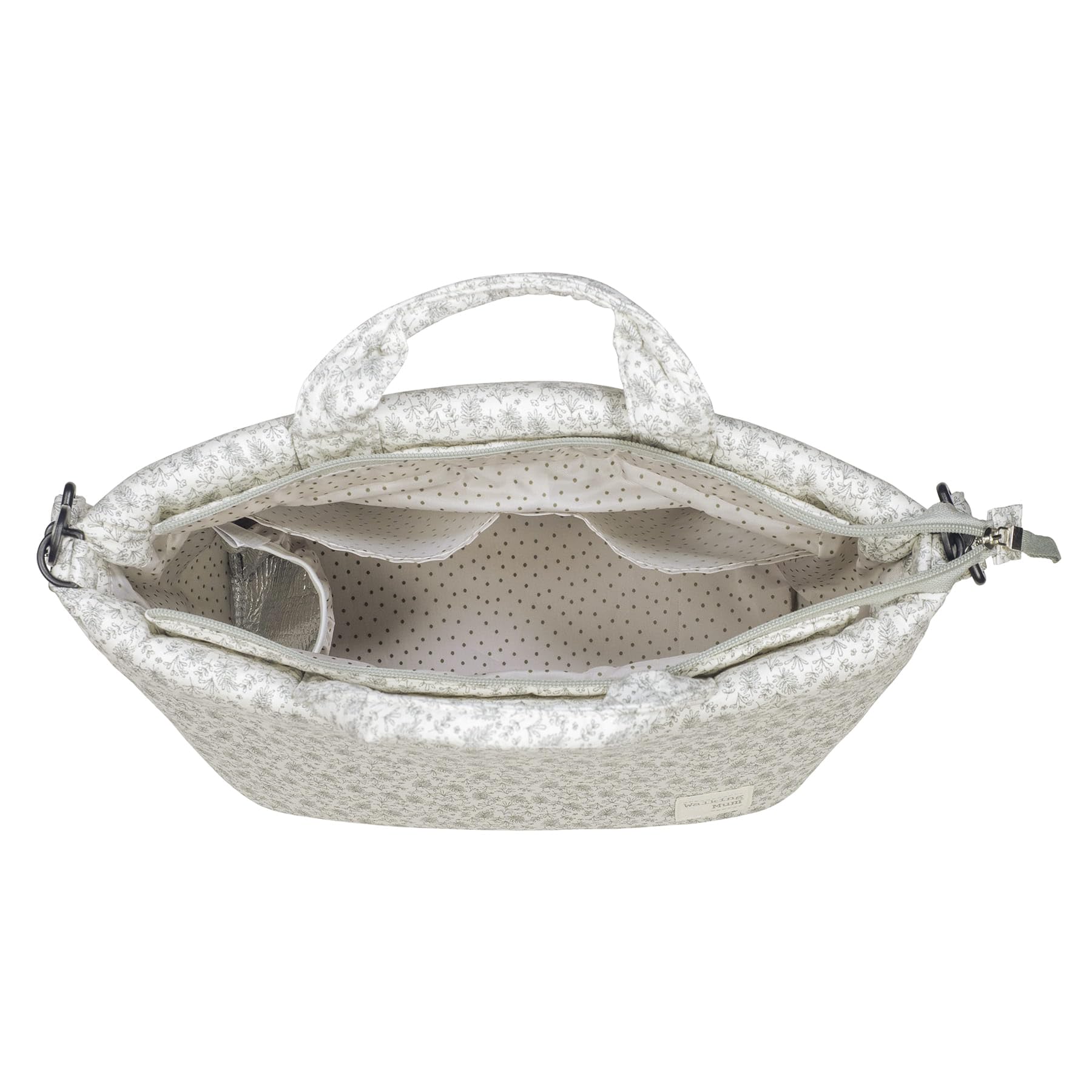Walking Mum BOLSA CANASTILLA GALA MINT
