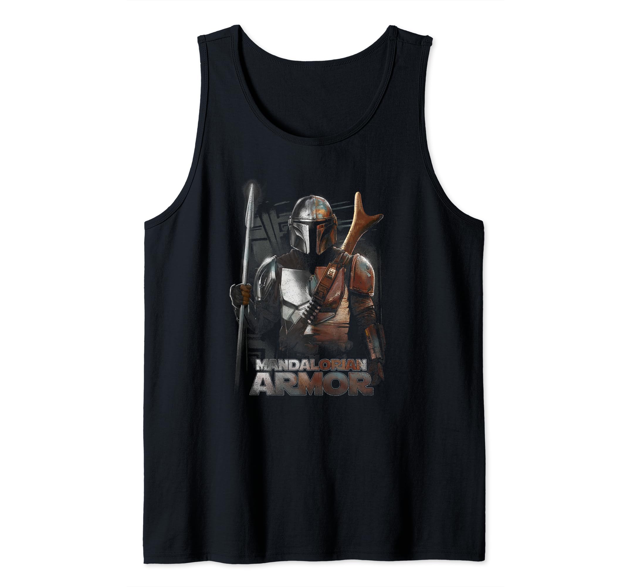 Star Wars: The Mandalorian Beskar Armor R16 Tank Top, Black