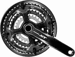 SHIMANO - XT FC-T8000 トリプル クランクセット48/36/26T（3x10S） Amazon | SHIMANO(シマノ) FC-T8000 48-36-26T 10S 175mm