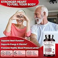 Vista 3 de NATURE TARGET CoQ10-400mg Plus PQQ con vitamina E y aceite de oliva orgánico - Coenzima-Q10 con BioPerine - Antioxidante de alta absorción
