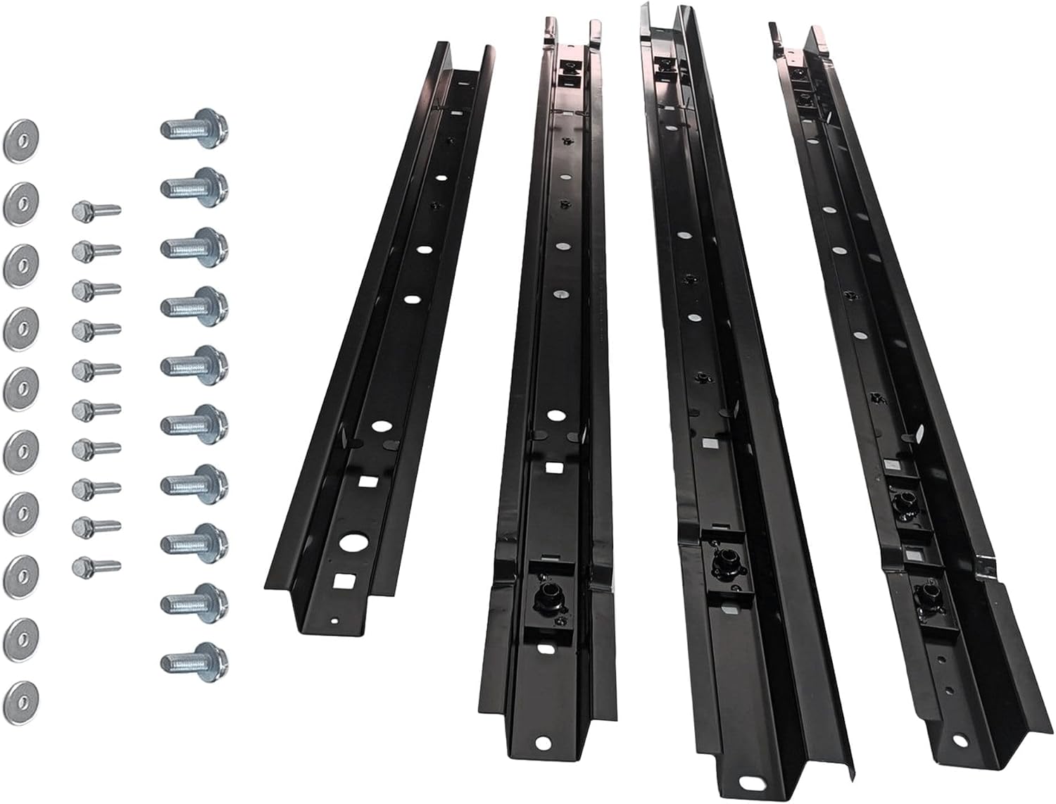 Truck Bed Floor Rails Accessories for Chevrolet Silverado 1500 2500 3500 2007 2008 2009 2010 2011 2012 2013 2014 999-995 15277405 25969364