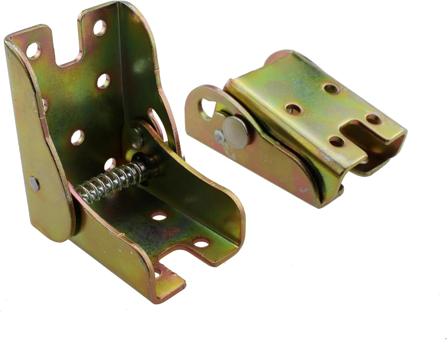 TAODAN 2PCS Heavy Duty Table Leg Accessory Folding Self Supporting Locking Hinge Corner Support Extension Bracket for Adjustable Folding Worktop and Bed and Sofa