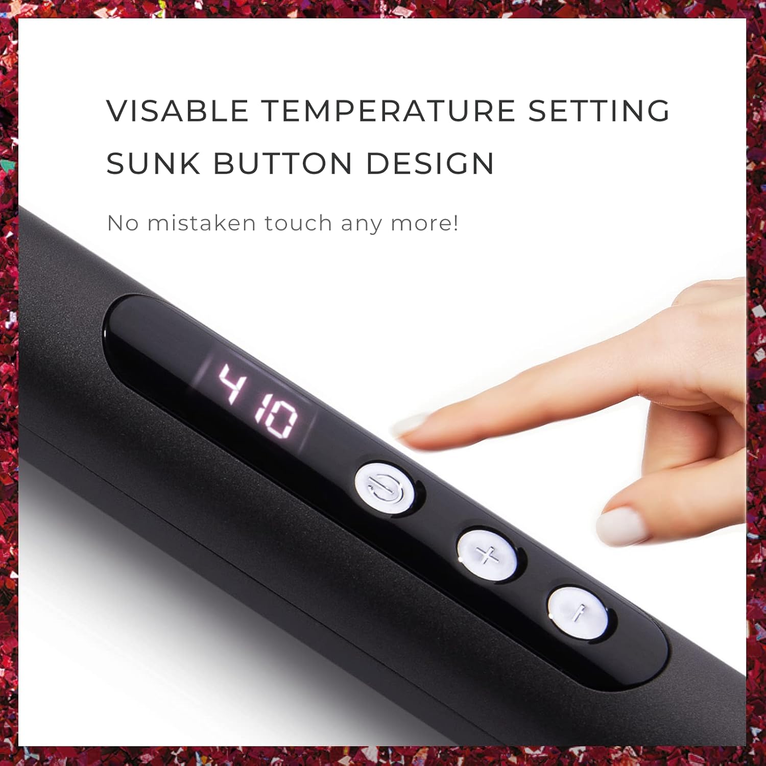 TYMO RING PLUS Ionic Hair Straightener Comb - Hair Straightening Brush & Iron with Nano Titanium Coating for Even Heat, 9 Temperature Settings & LED Screen, Professional Hair Tools for Styling : Beauty & Personal Care
