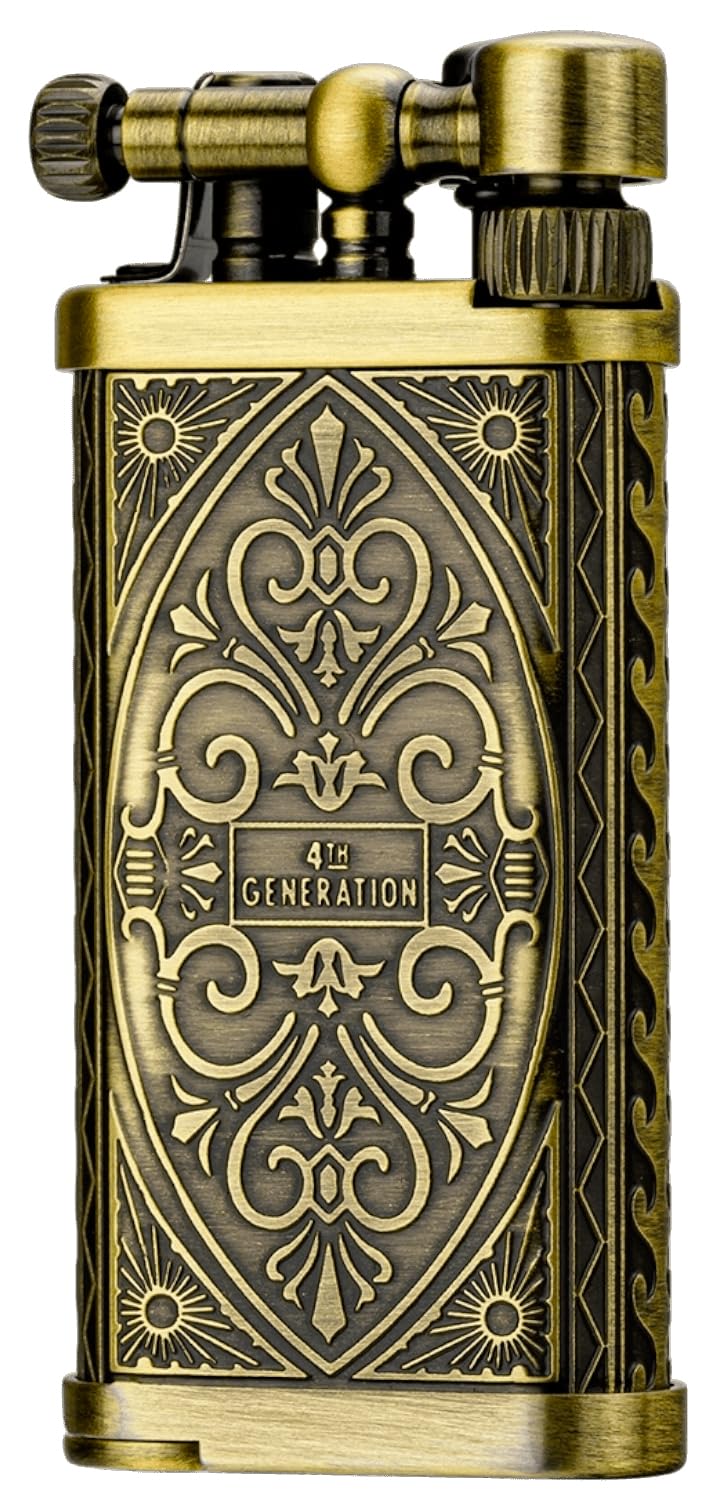 4th Generation IM Corona Old Boy Butane Soft Flame Lighter with Adjustable Flame - Limited Edition Heritage Collection