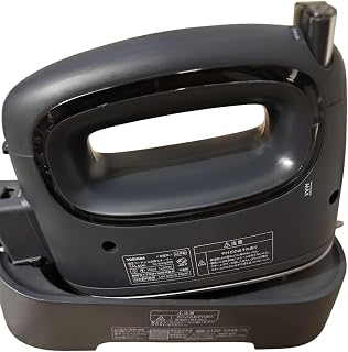 TOSHIBA(東芝) アイロン スチーム 衣類スチーマー コードレス 4way TAS-MX6(H) 小型 軽量タイプ 約0.68kg コンパクト スチーム持続時間 約40秒 スチーム量 最大約11g /分 シルバーセラミックコート かけたまま ダークグレー