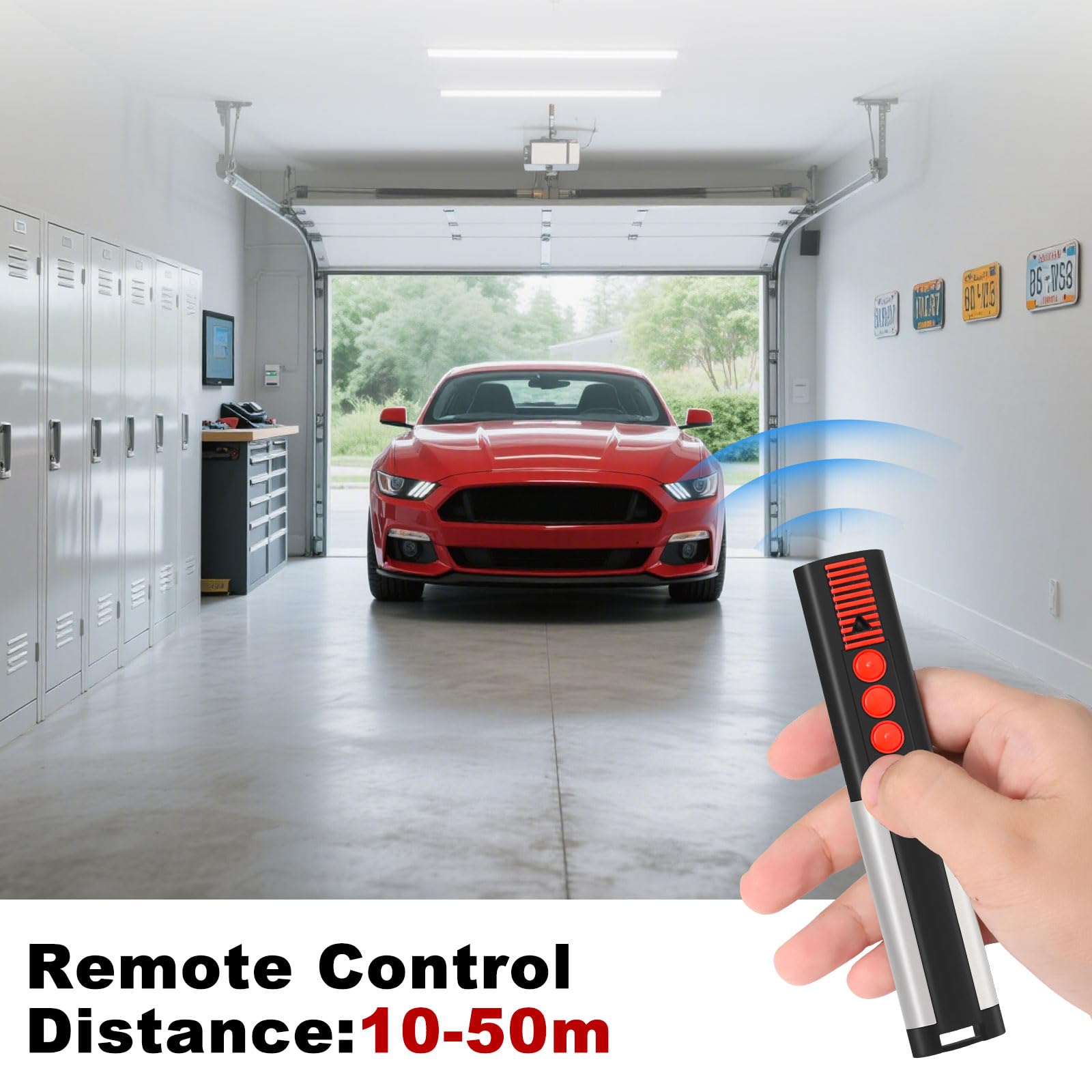2 Pezzi Sostituzione per Telecomando Sommer, Telecomando Cancello 434,42 MHz 4 Canali, compatibile con 4013 TX02-434-4-XP, 4014 TX03-434-2, 4022 TX03-434-2