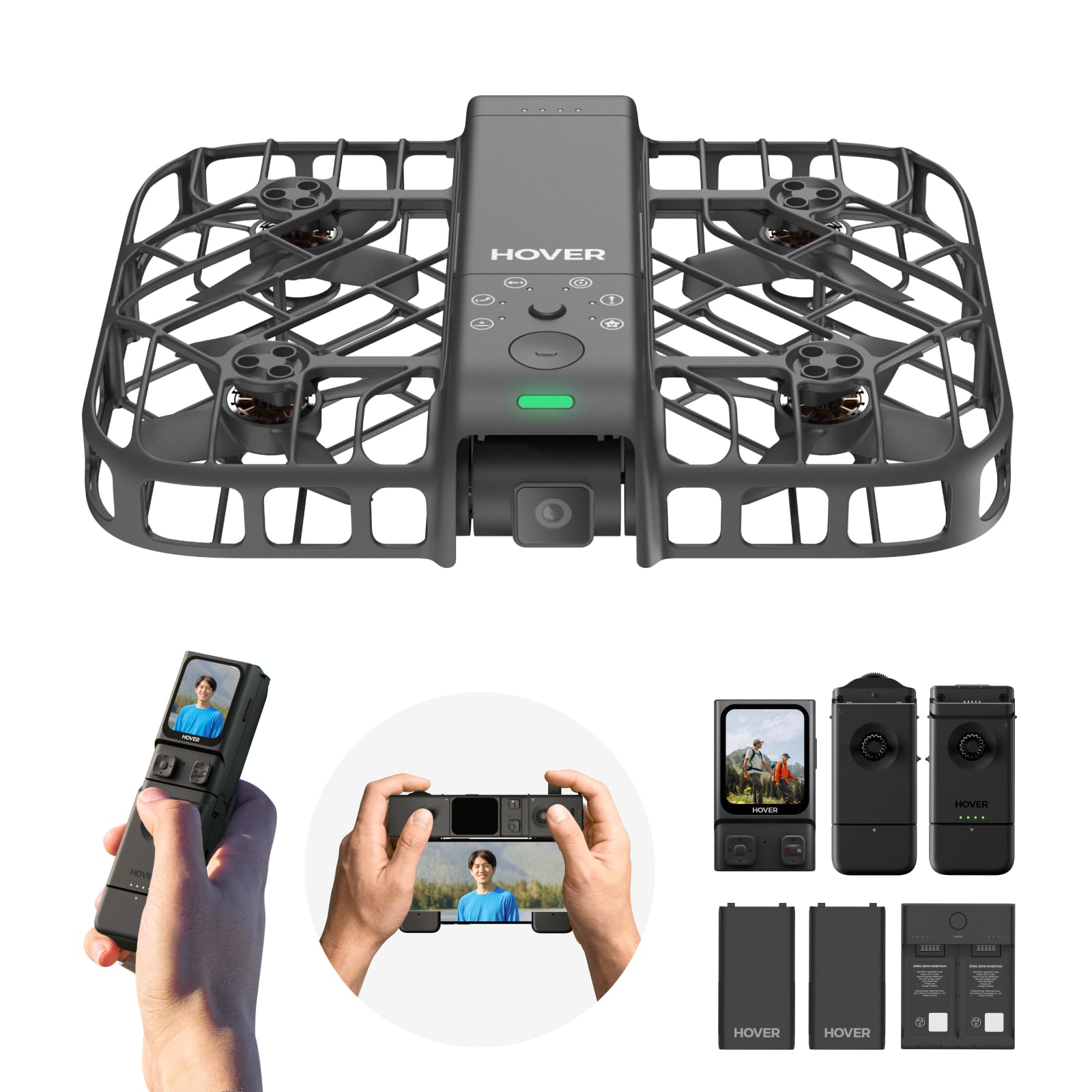 HoverAir X1 Smart 黒 Amazon.co.jp: HOVERAir X1 Smart ドローン カメラ付き 100g未満 免許