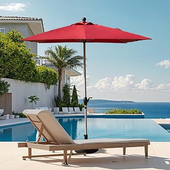 domi outdoor living Patio Rectangular Umbrella