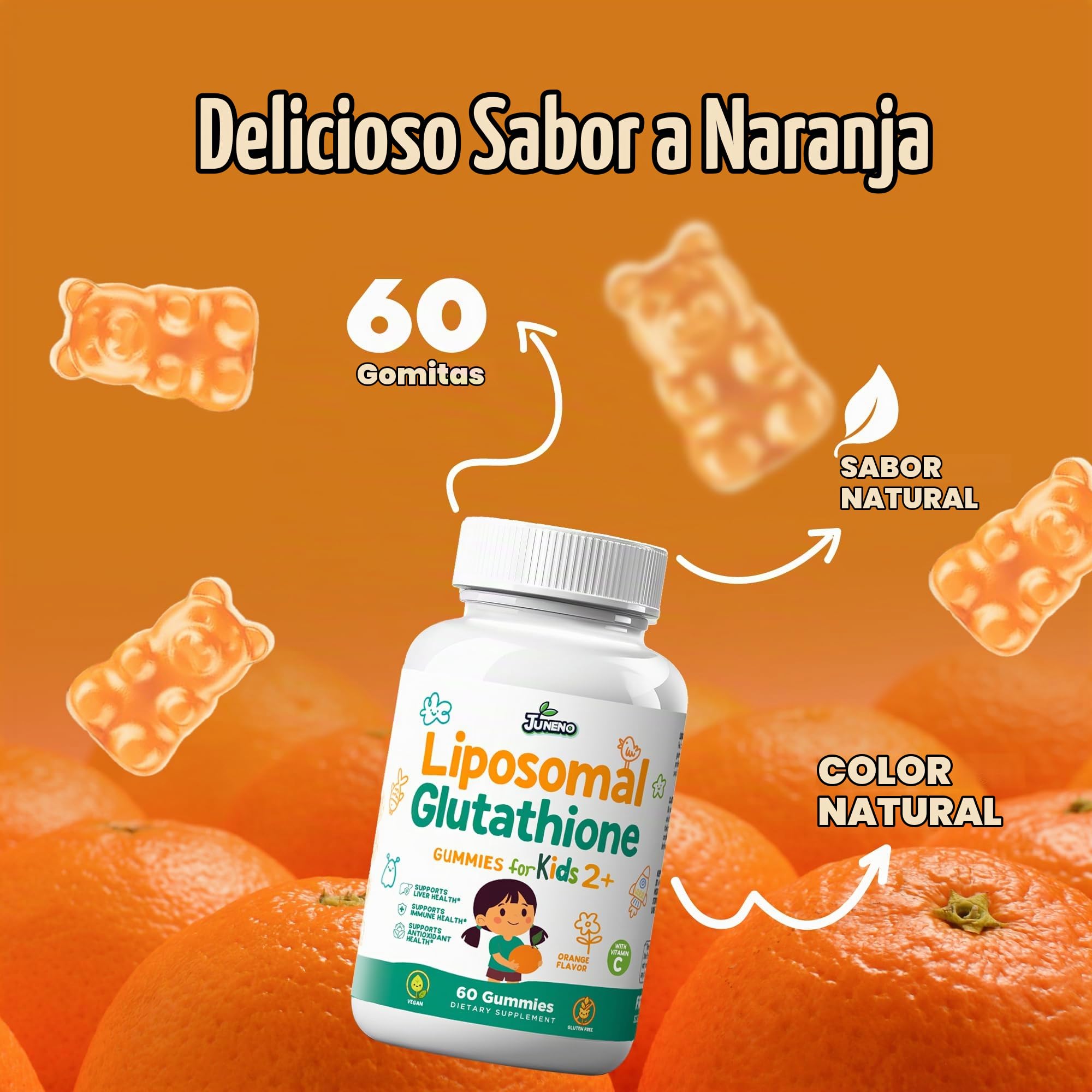 para que sirve el liposomal glutathione Juneno - Gomitas liposomales de glutatión niños, apoyo inmunológico con vitamina C vitamines COUNT:30 Capsules Buy GHK-Cu Australia —