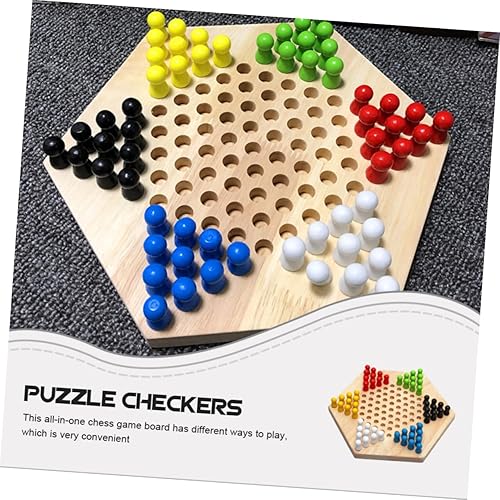 Miniatura 4 de Artibetter 1 juego de damas para niños, tablero de ajedrez de mármol de madera, juego de mesa de mármol, juego de cuentas a juego de cuentas de