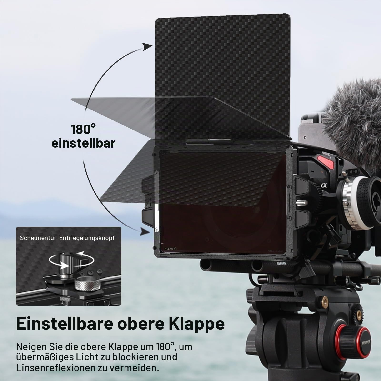 Neewer Mini Matte Box mit einem x5 – Bild 4