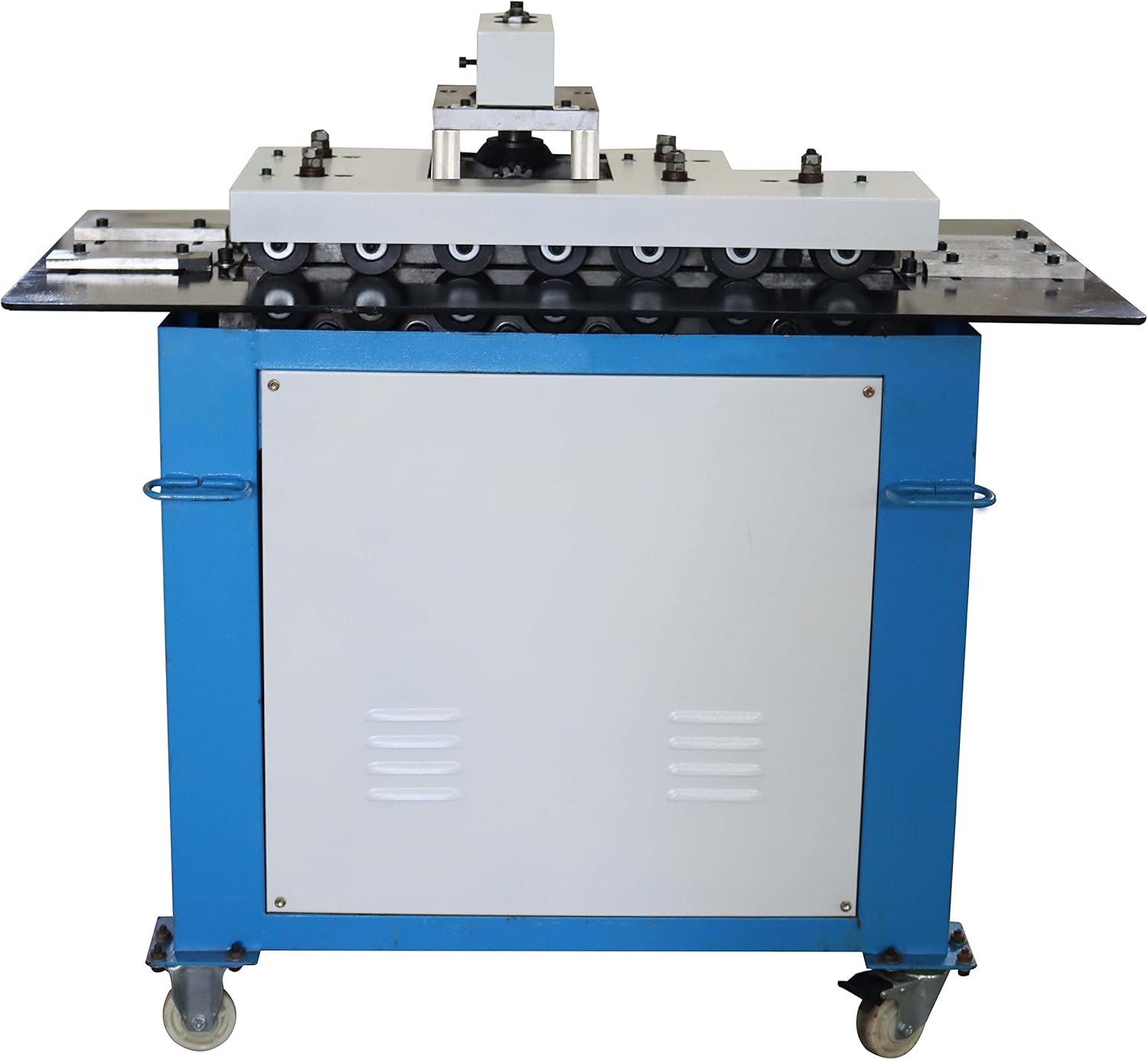 INTSUPERMAI Seam Lock Forming Machine Sheet Metal Lock Seam Roll Forming Machine Square Rectangular Ventilation Exhaust Pipes Sheet Metal Lock Seam Forming Machine 220V
