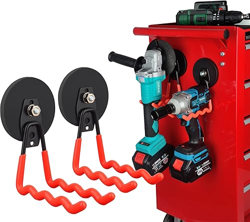 ULIBERMAGNET Ganchos magnéticos grandes de alta resistencia ganchos magnéticos fuertes para manguera sierra de calar sierra circular organización de