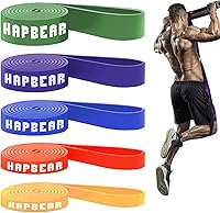 Vista 12 de HAPBEAR Pull Up Assistance Bands - Pull Up Bands - Resistance Bands - Exercise Bands Resistance Bands Set - Workout Bands for Working Out