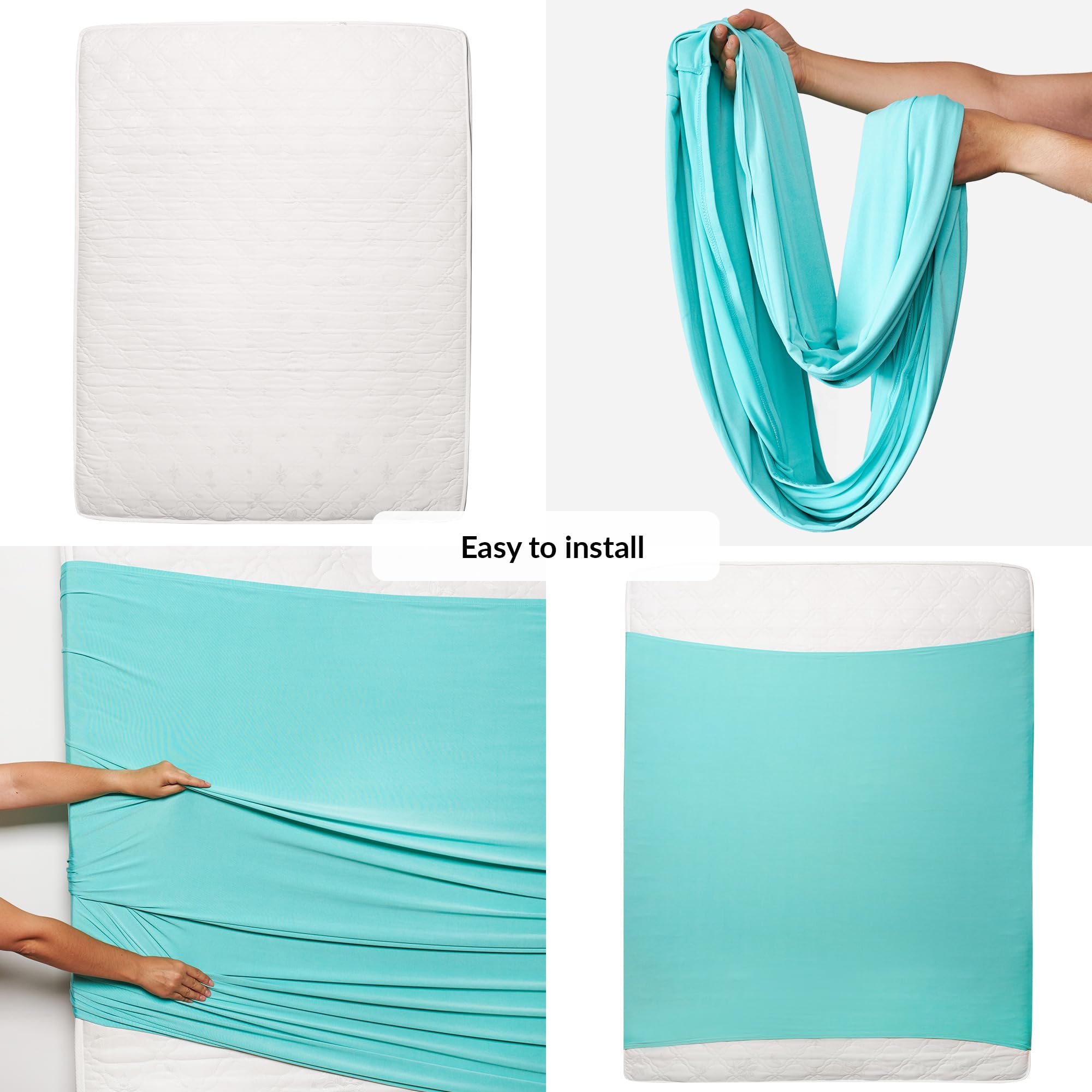 Foglio Sensoriale A Compressione ODOXIA - Coperta Per Bambini, Twin, Color Aquamarine - Foto 3