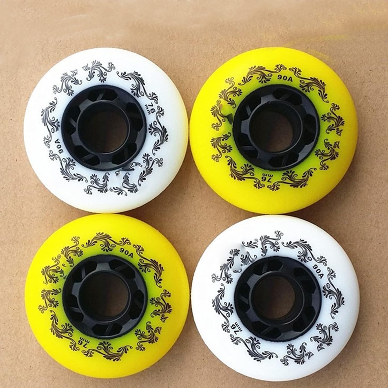 Buy KEZaiZHe Skate Wheels, Inline Skate Replacement Wheels with Bearings Roller Skating Wheels 8