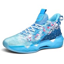 Women Men Basketball Shoes Youth Fashion High Top Running Shoes Volleyball Sneakers Colorful Painting Sport Shoes Comfortable Non-Slip Footwear