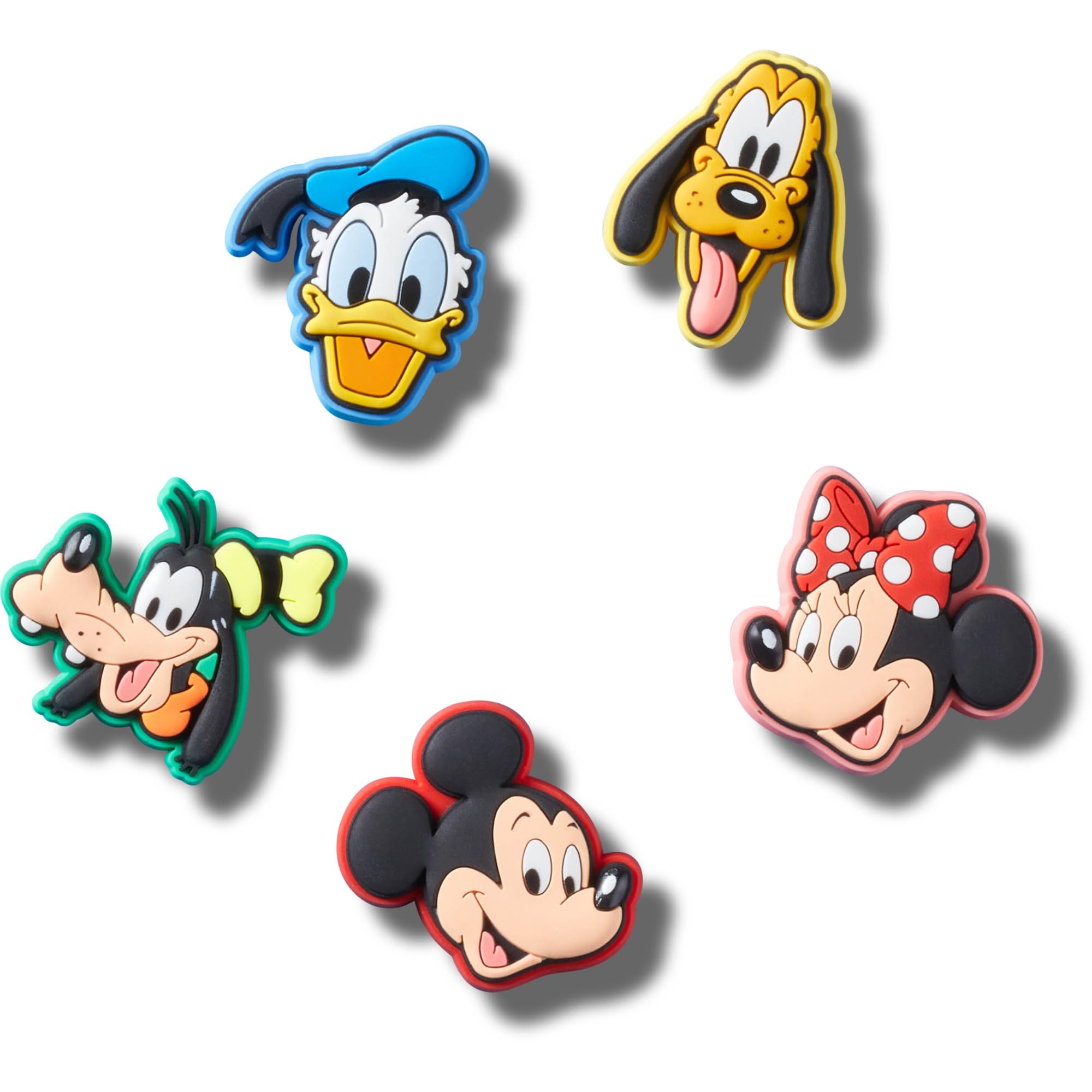 Crocs Jibbitz Mickey &amp; Friends Disney Shoe Charm Packs, Mickey &amp; Friends, 5-Pack
