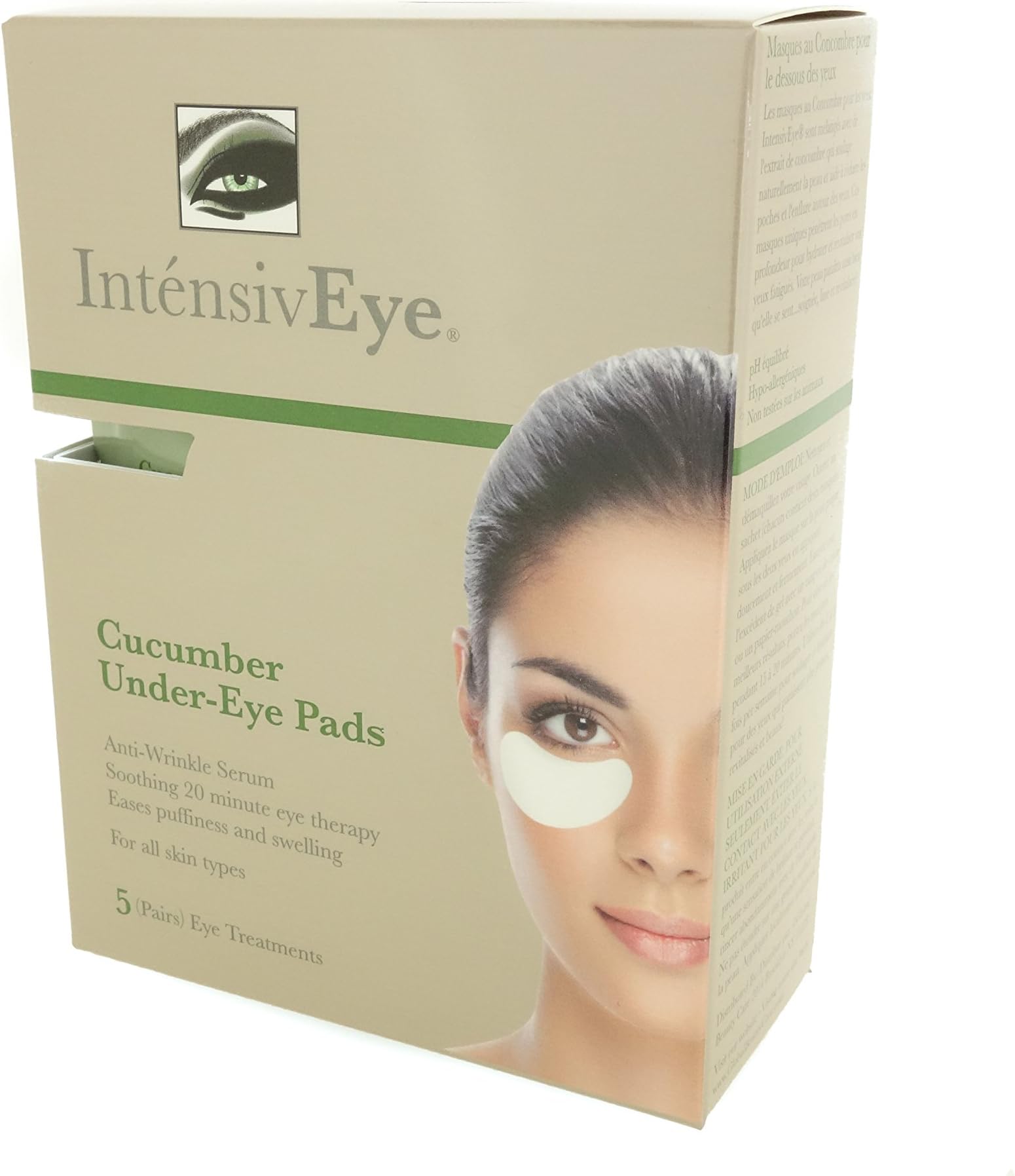 Cucumber Under-eye Pads - 5 Eye Treatments (Pairs)