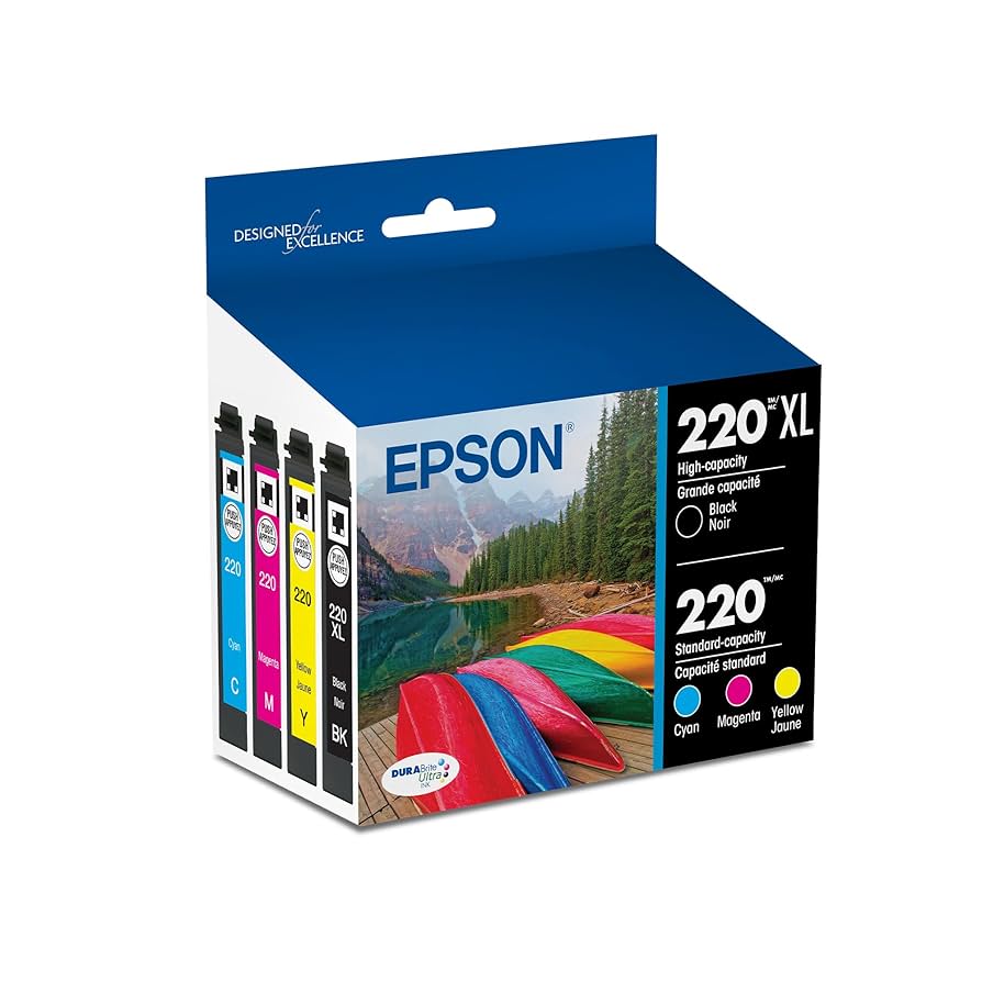 Epson T220XL-BCS インクカートリッジ Amazon.co.jp: Epson T220XL-BCS インクカートリッジ 4個パック