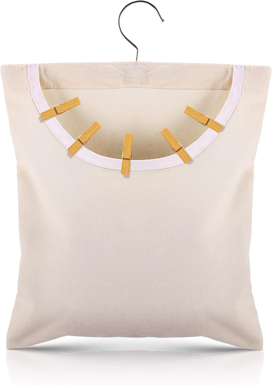 2 Pcs Bee Clothes Pin Bag Bee Clothespin Bag Holder Bee