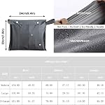 Raincoats For Women Men Reusable Portable Waterproof EVA Long Rain Ponchos with Hoods