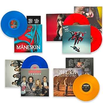 Amazon.com: Måneskin Maneskin Complete Colored Discography