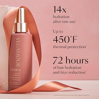 VEGAMOUR HYDR-8 Restorative Ritual Kit - Deep Hydrating Hair Mask, Repair Oil, and Leave In Conditioner Gift Set - $130 Value