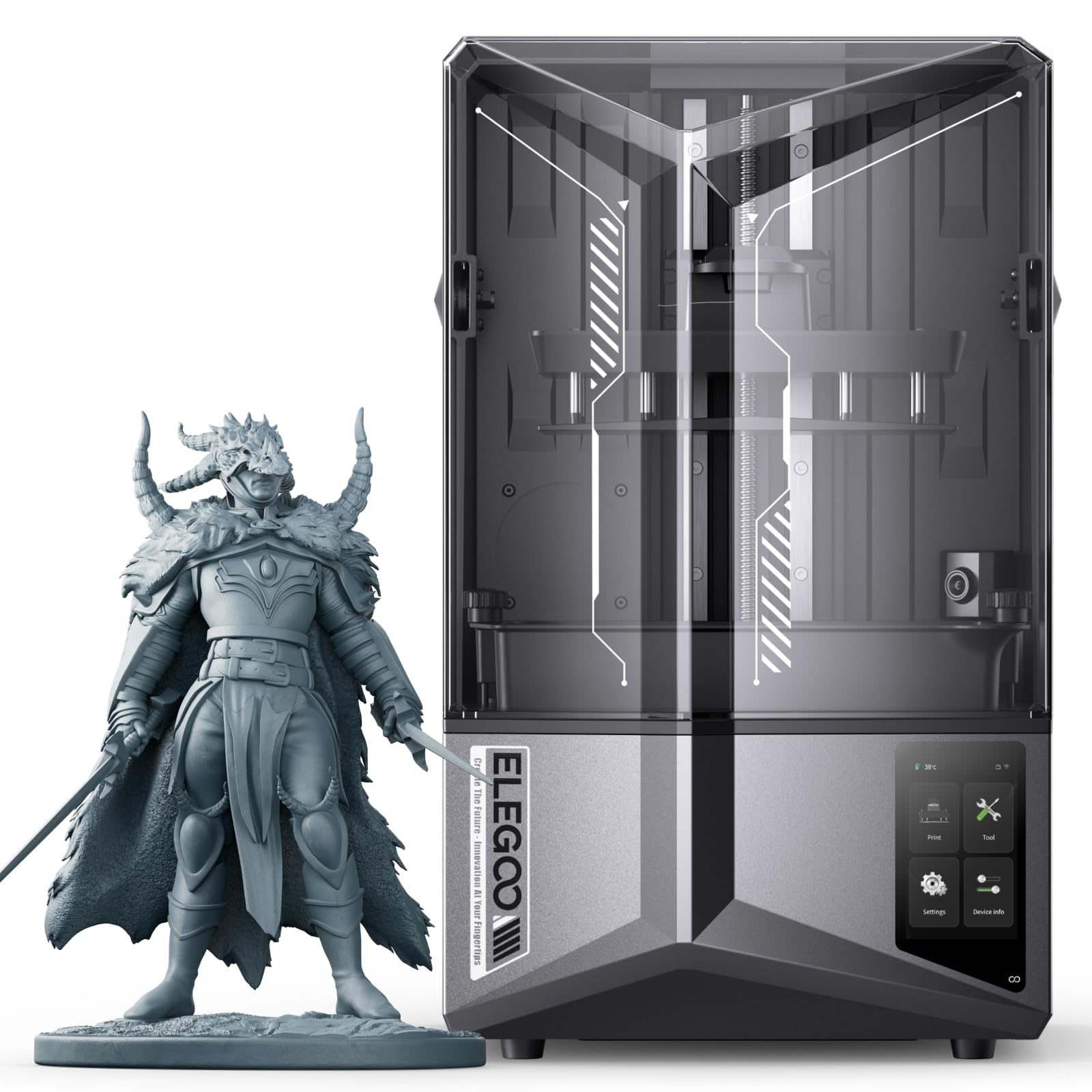 ELEGOO Saturn 4 Ultra 10インチ12KモノクロLCD 3Dプリンター