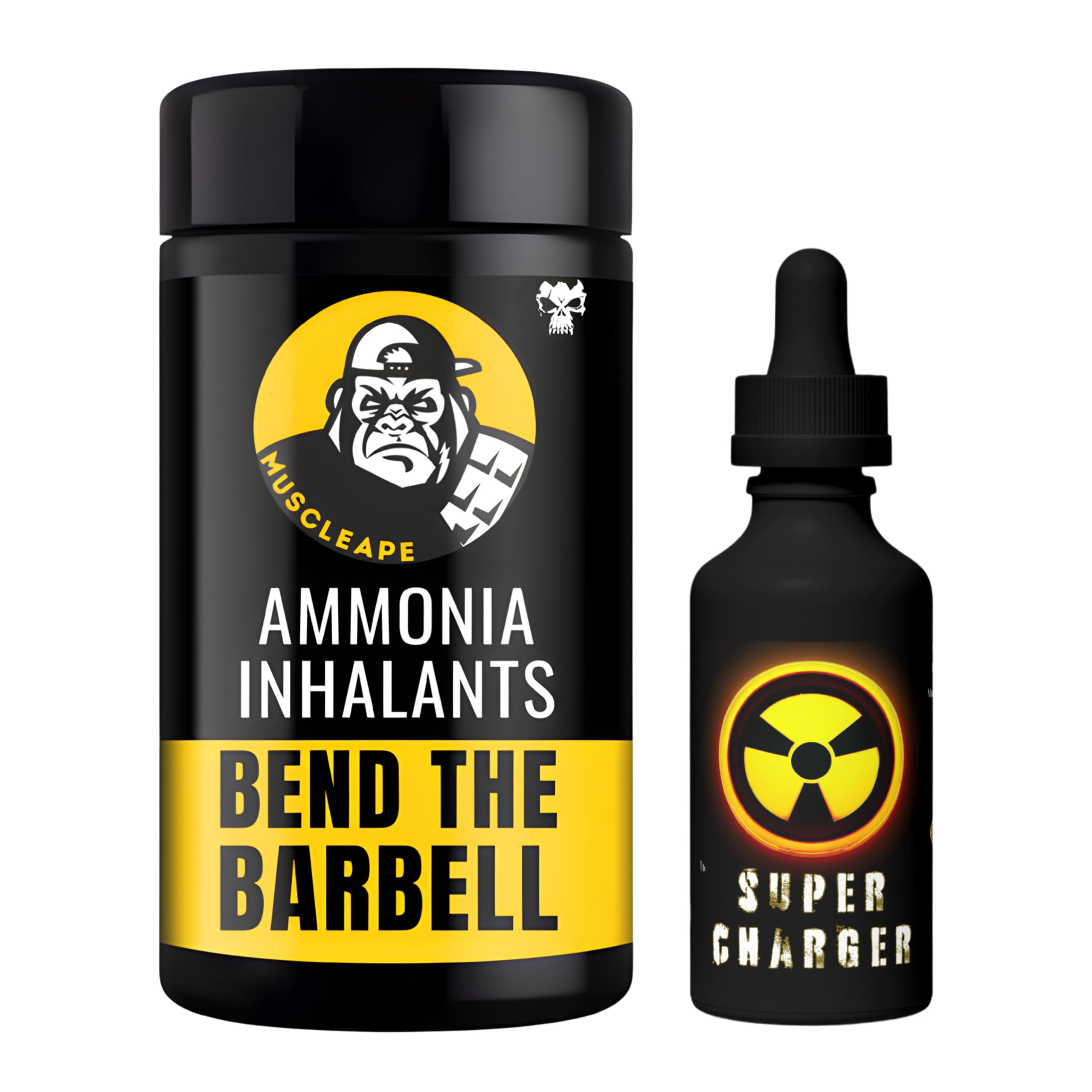 Muscleape Ravager With Super Charger |Strongest Smelling Salt For Heavy Lifts| Instant Focus & Urge To Lift| For Powerlifters, Bodybuilders and Other Strength Atletes| Unbreakable Metal Bottle-picture-14