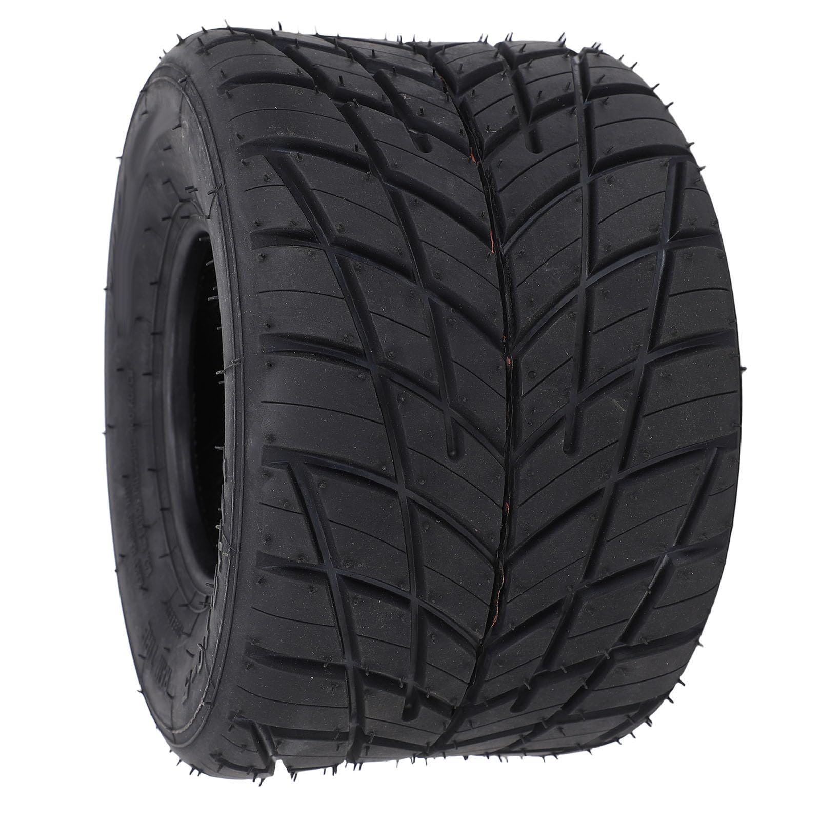 Tbest Go Kart Ruota Posteriore Pneumatico Tubeless Pioggia Gomma Durevole Antiscivolo Vuoto per Drift Trike e 11x7.10-5 5 "Dia