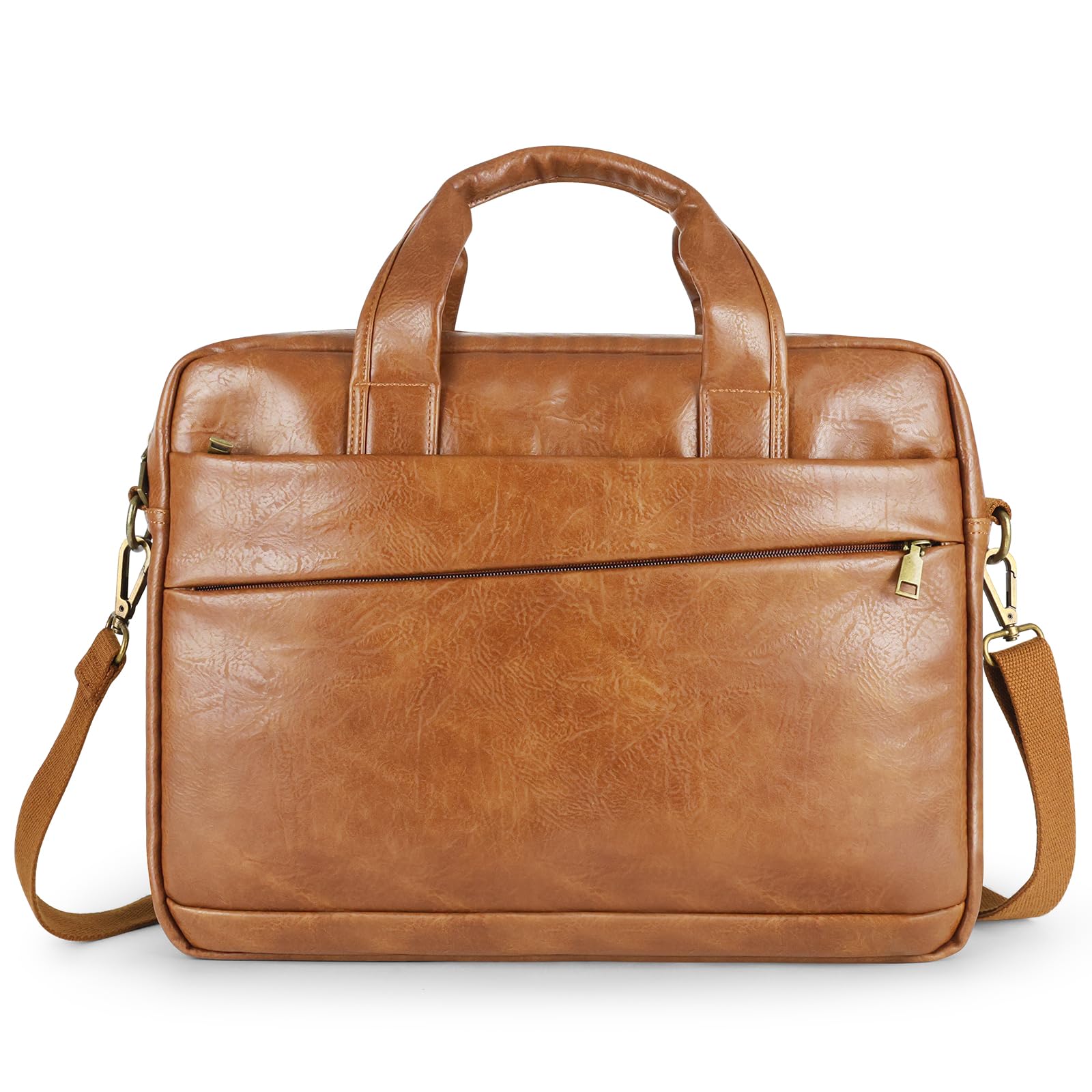 Mens Messenger Bag 17.3 Inch Canvas/Leather Laptop Bag Backpack for Men Briefcase Computer Handbags Shoulder Bag Convertible