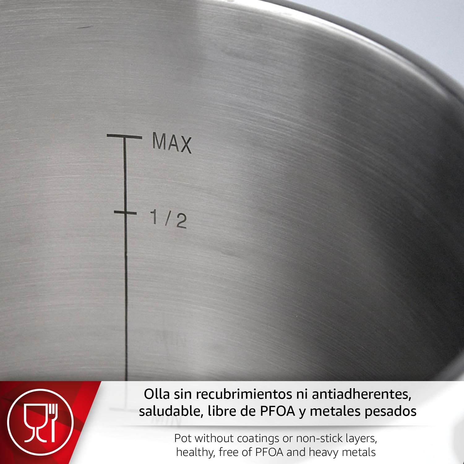 Magefesa DYNAMIC - Pentola a Pressione Rapida Da 7,5L + Cestello, Acciaio Inossidabile 18/10, Efficienza Energetica, Per Tutti I Tipi Di Piani Cottura, Induzione