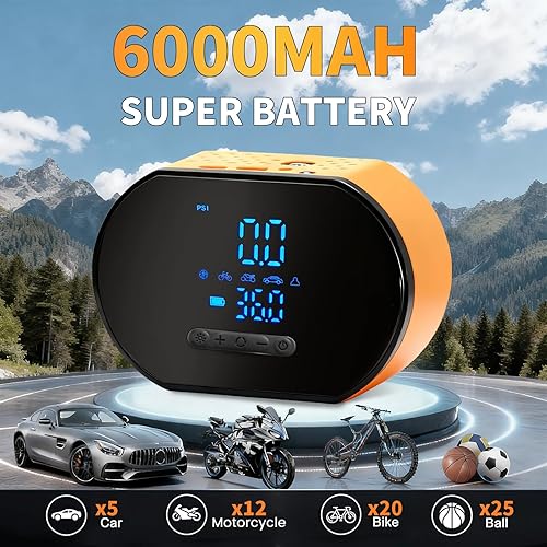 Miniatura 2 de 0309 compresor de aire naranja