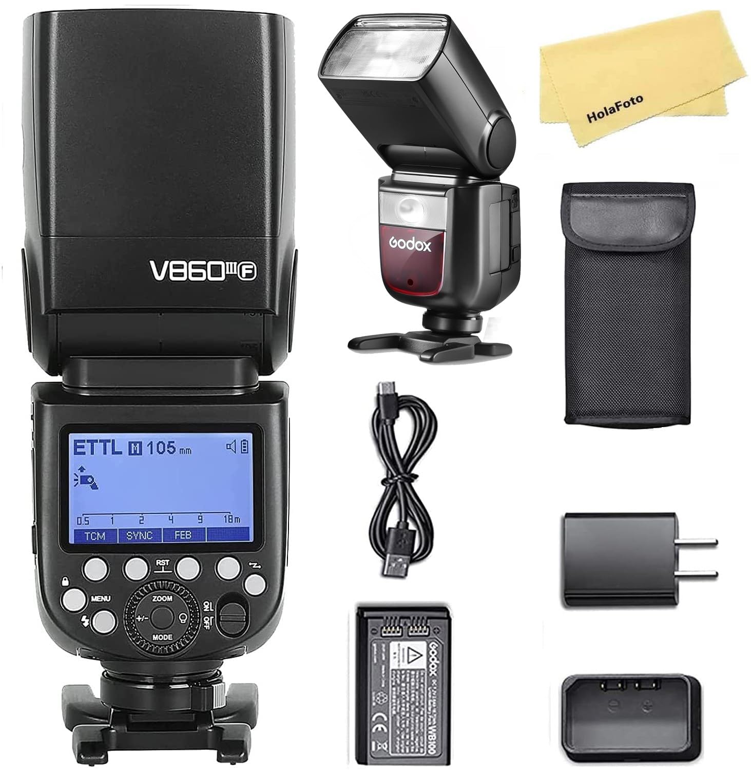 Godox V860III-C Flash Pour Appareils Photo Canon 76 W 2,4 G HSS 1/8000s