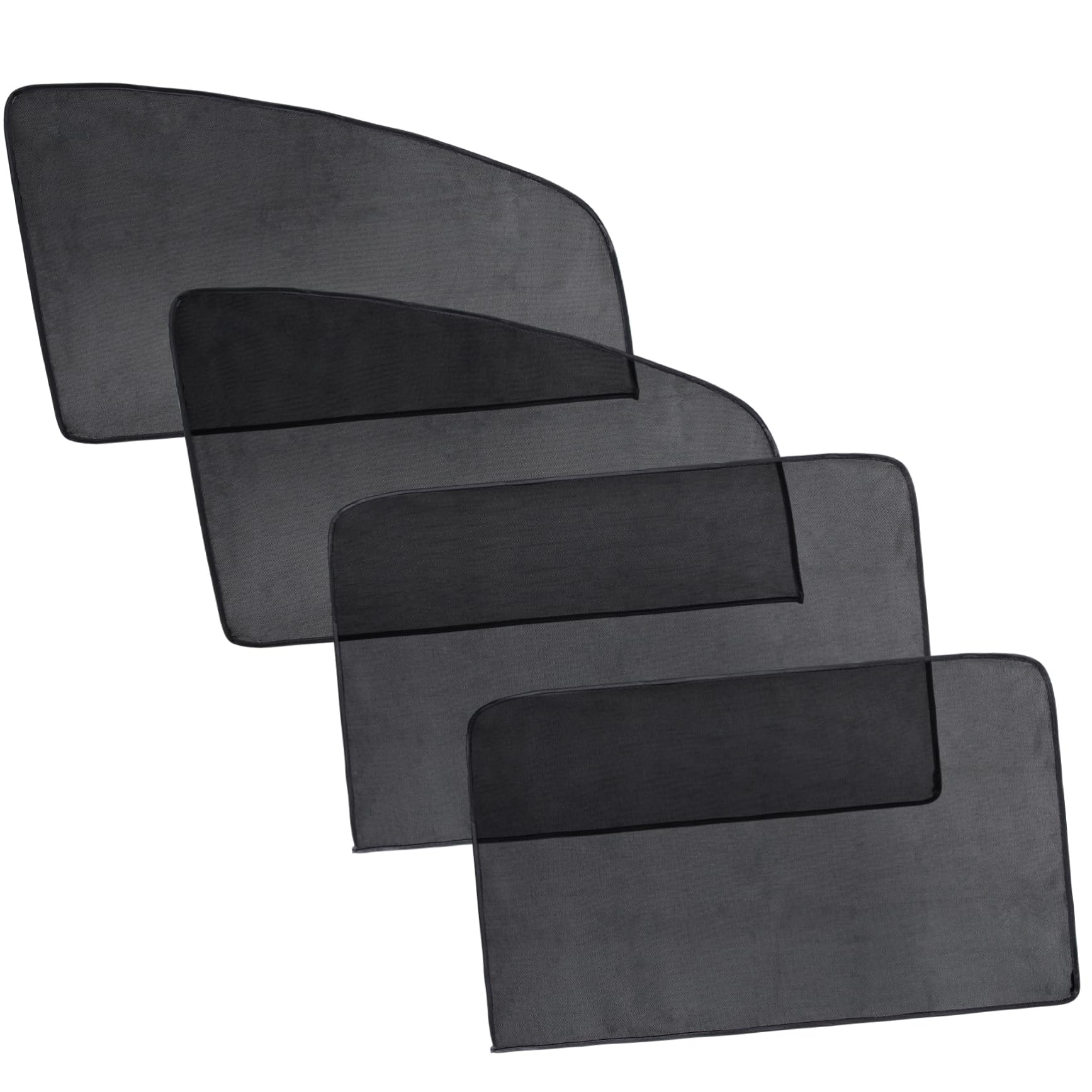 SOLUSTRE 12piezas Cortinas Magnéticas para Ventanas De Auto Protección UV y Sombreado para Verano Fáciles De Instalar para Mayoría De Vehículos