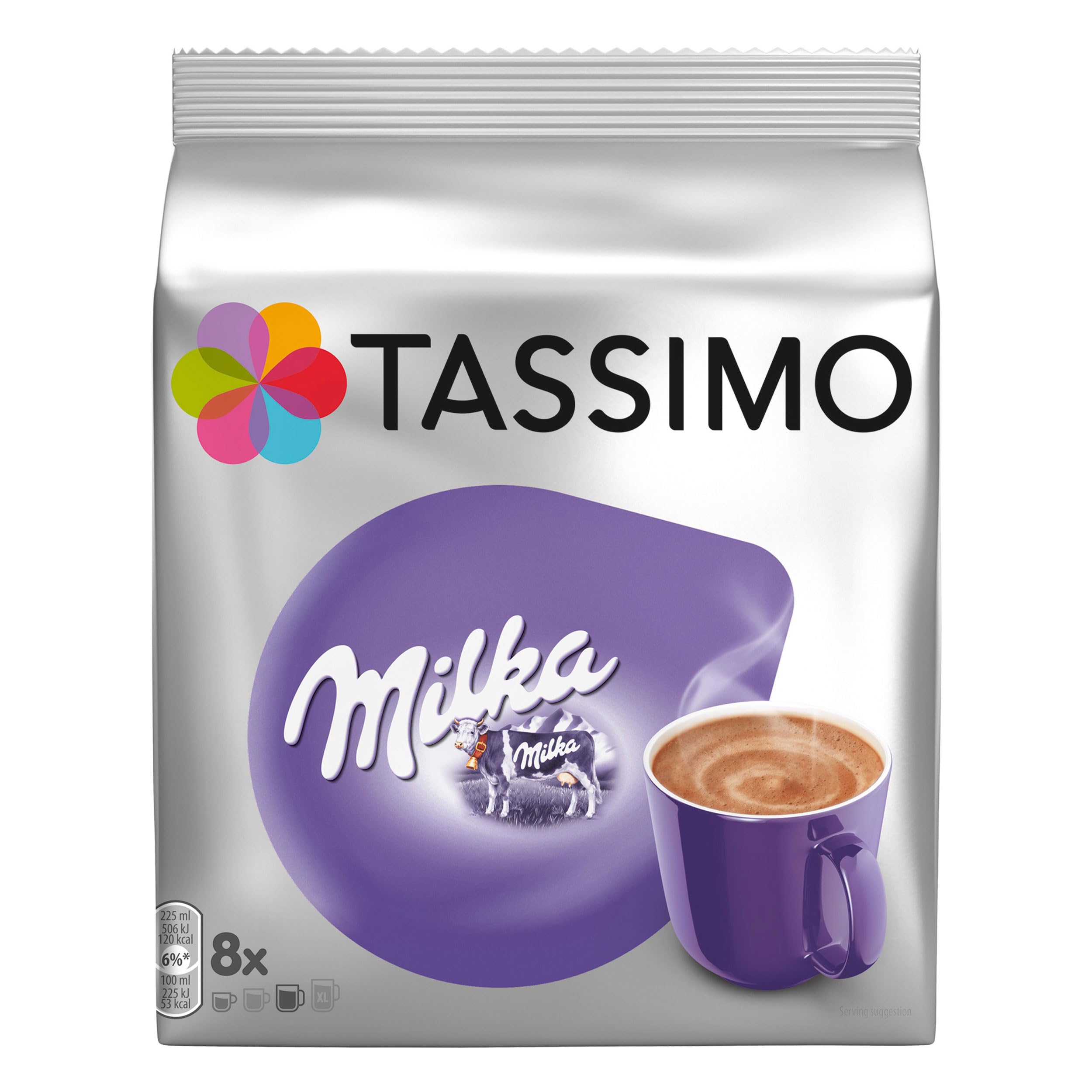 Tassimo Cápsulas de Café Cream Collection, Café con Leche, Chocolate, 3 Variedades, 48 T-Discs (24 tazas)