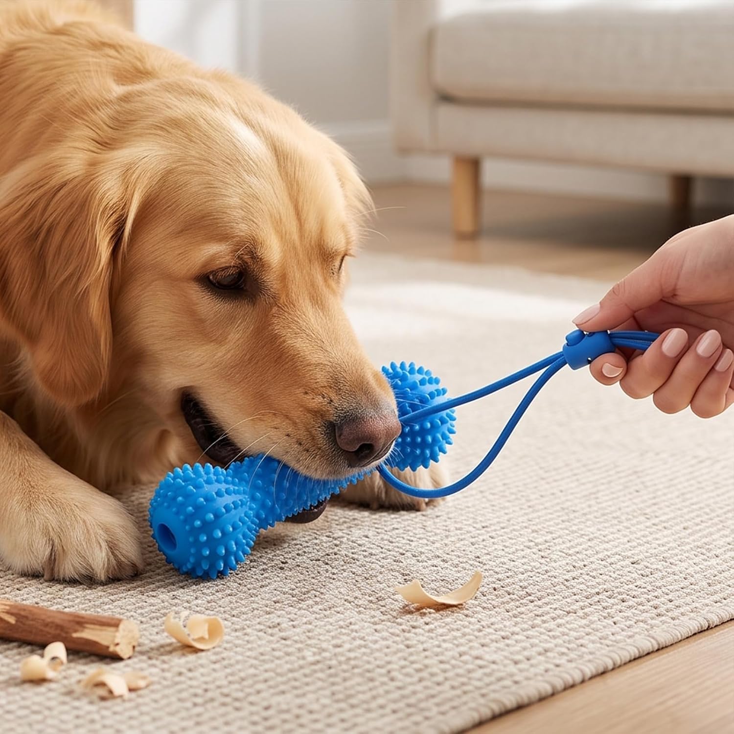 Canine Dental Prop Interactive Dog Biting Stick for Small (1pcs)