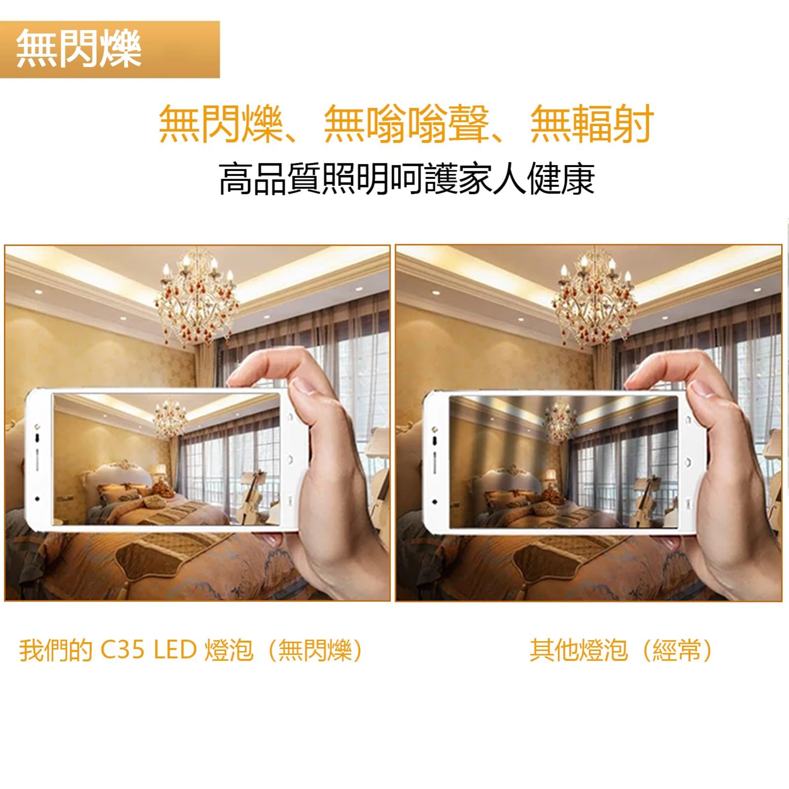 Amazon.co.jp: C35 LED電球 フィラメント 4W/6W 400/600LM