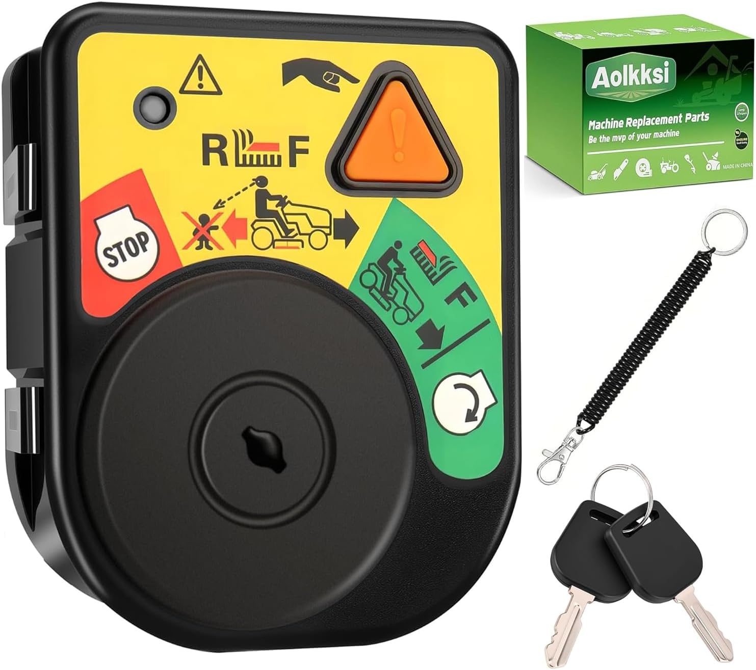 925-06119C 725-04227 Ignition Switch Module with 2 Keys 7 terminals for Cub Cadet LT1042 LT1045 LT1046 LTX1040 XT1 LT42 LT46 LT50 XT2 LT42 LT46 SLX50/MTD Craftsman T110 T1200 T1400 T1600
