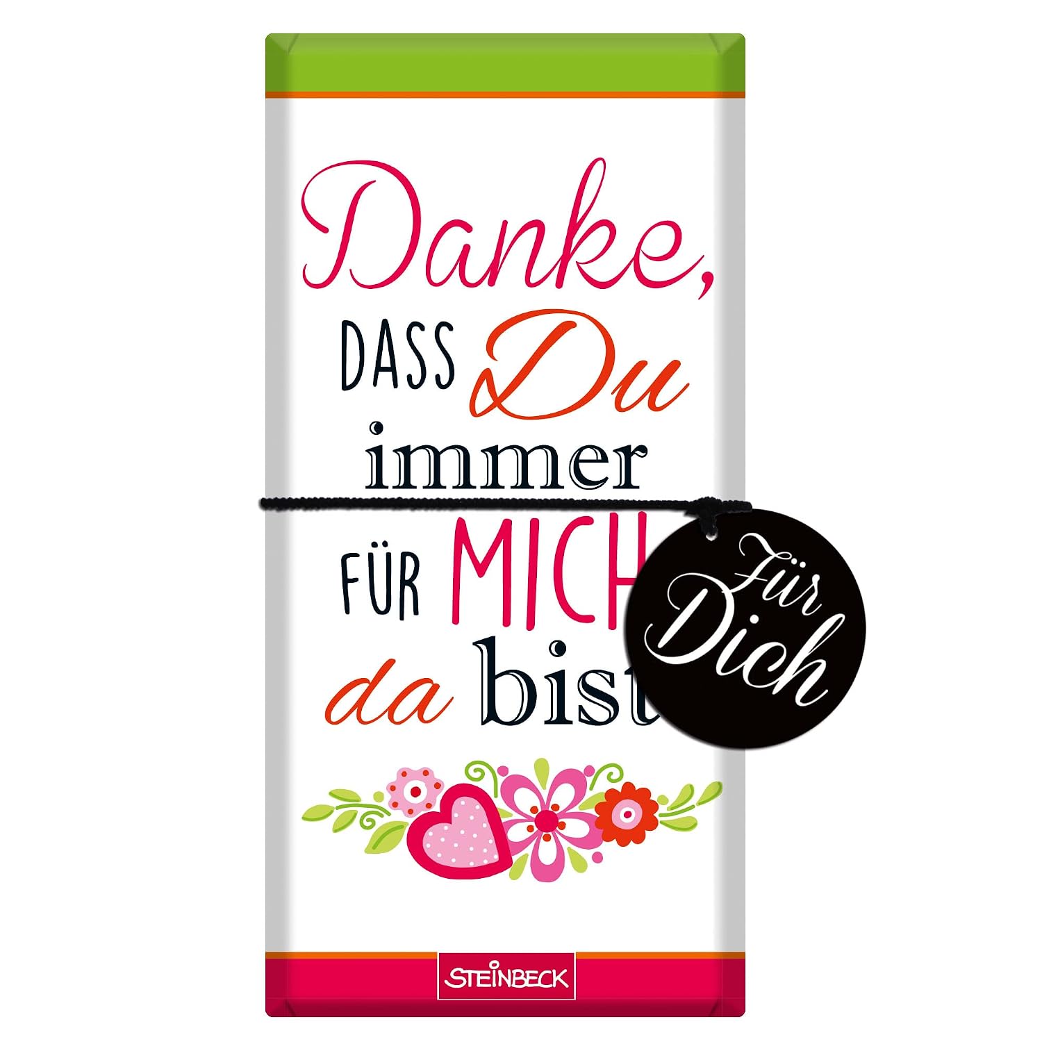 STEINBECK Danke Geschenk-Schokolade - Danke, dass du immer für mich da
