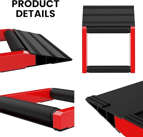 Miniatura 8 de GRAND PITSTOP Soporte de limpieza de ruedas rodantes para motocicleta  Reemplazo de soporte Paddock  Soporte de rodillo de rueda con soporte de