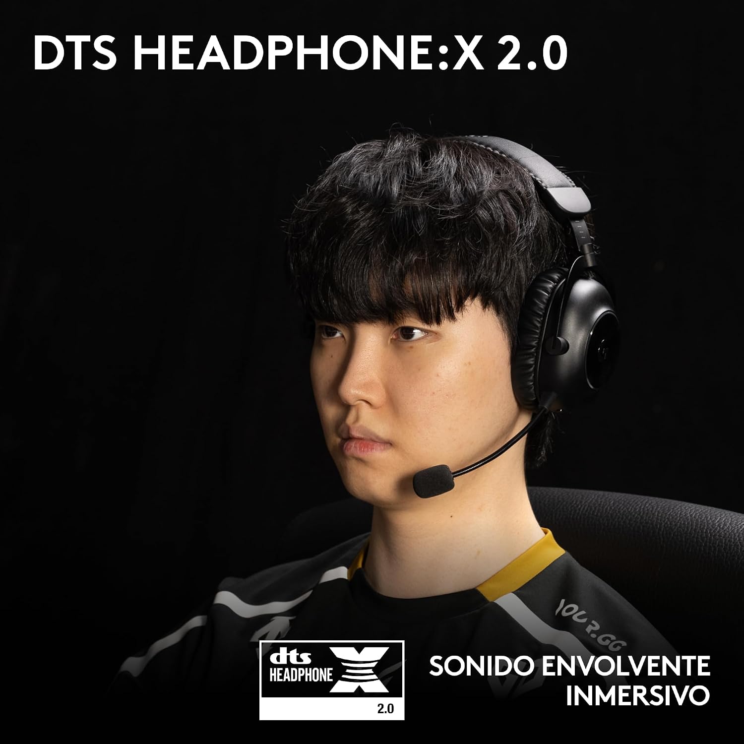 Logitech G Pro X 2 Lightspeed Auriculares Gaming inalámbricos, Mic. Brazo desmont., transductores grafeno 50 mm, DTS:X 2.0-7.1 Surround, Bluetooth/USB/3.5 mm Aux, PC, PS5, PS4, Nintendo Switch-Blanco 7