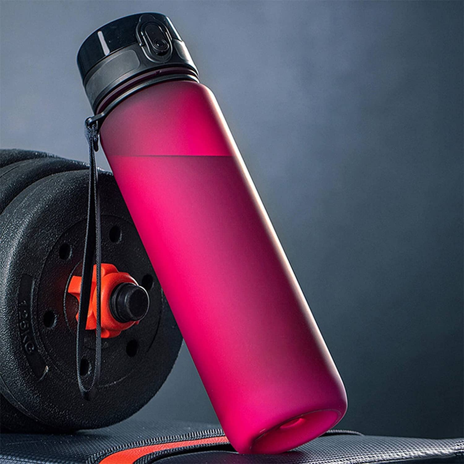 Botella Agua Deporte Deportes Botella de Agua Protein Shaker Viajes al Aire Libre Portátil Portátil Transpiro Tabho Translación Botella de Bebida Botellas De Agua para Bicicletas